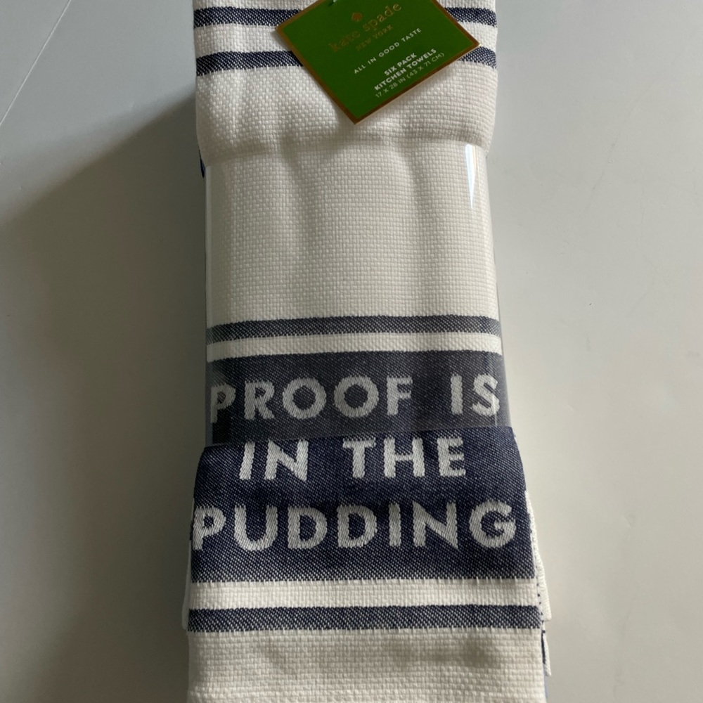 Kate Spade NWT set of four dish towels.